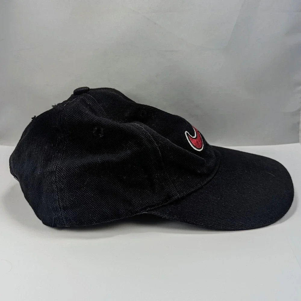 Nike Black Youth‎ Boys Snapback Hat Cap Swoosh Logo Vintage 90s